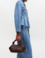 Bolso Bou mini textura marron